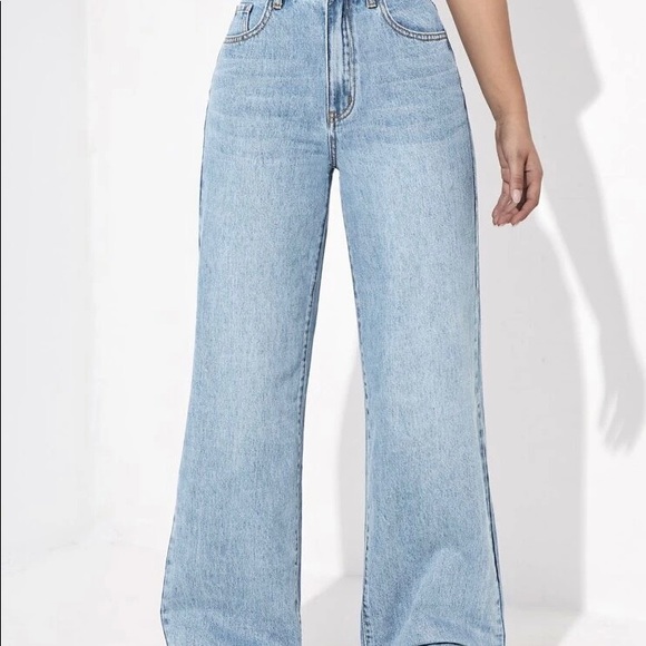 High Waist wide leg jeans - Picture 1 of 8